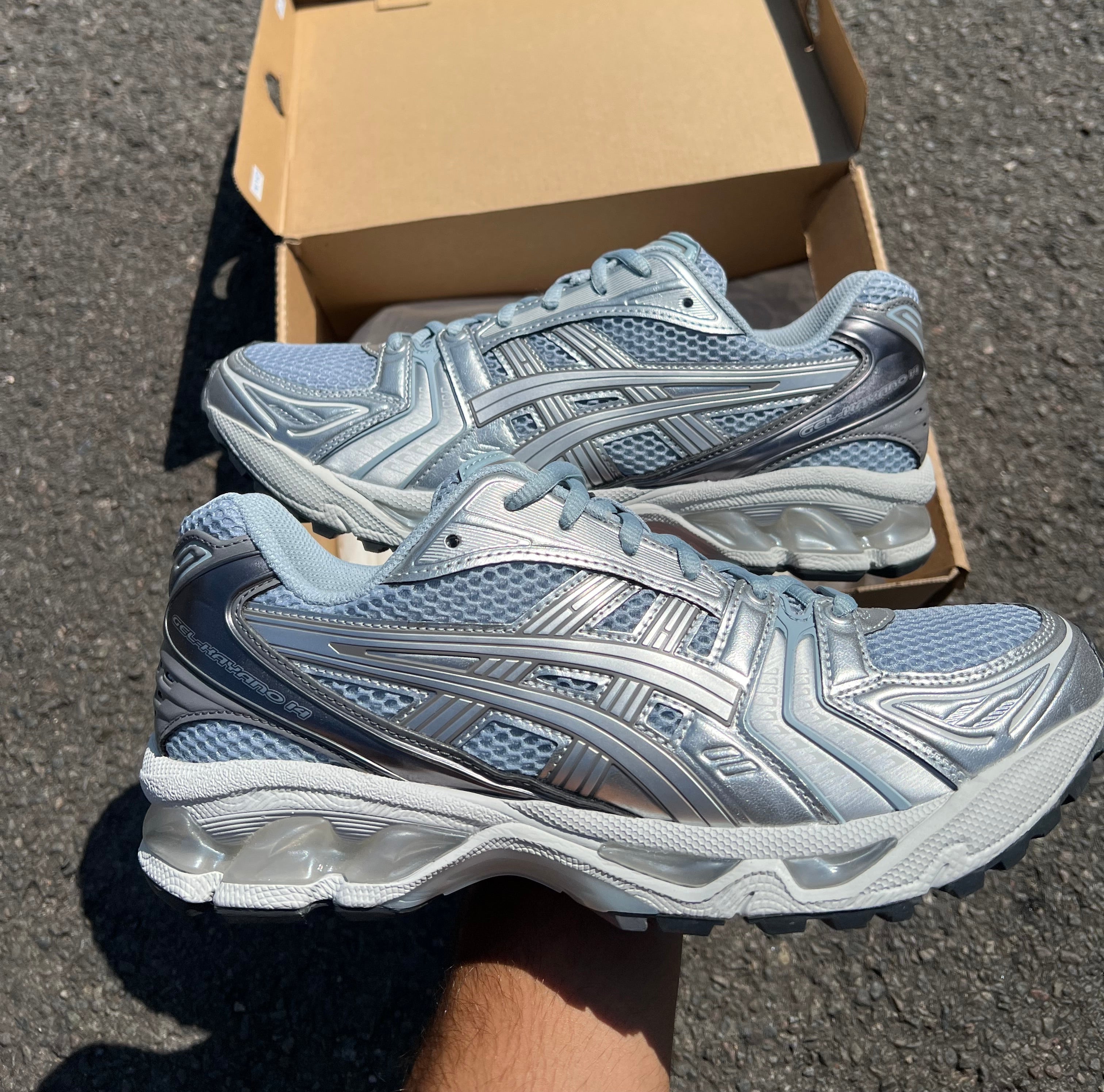 ASICS Kayano 14 Dolphin Grey Pure Silver