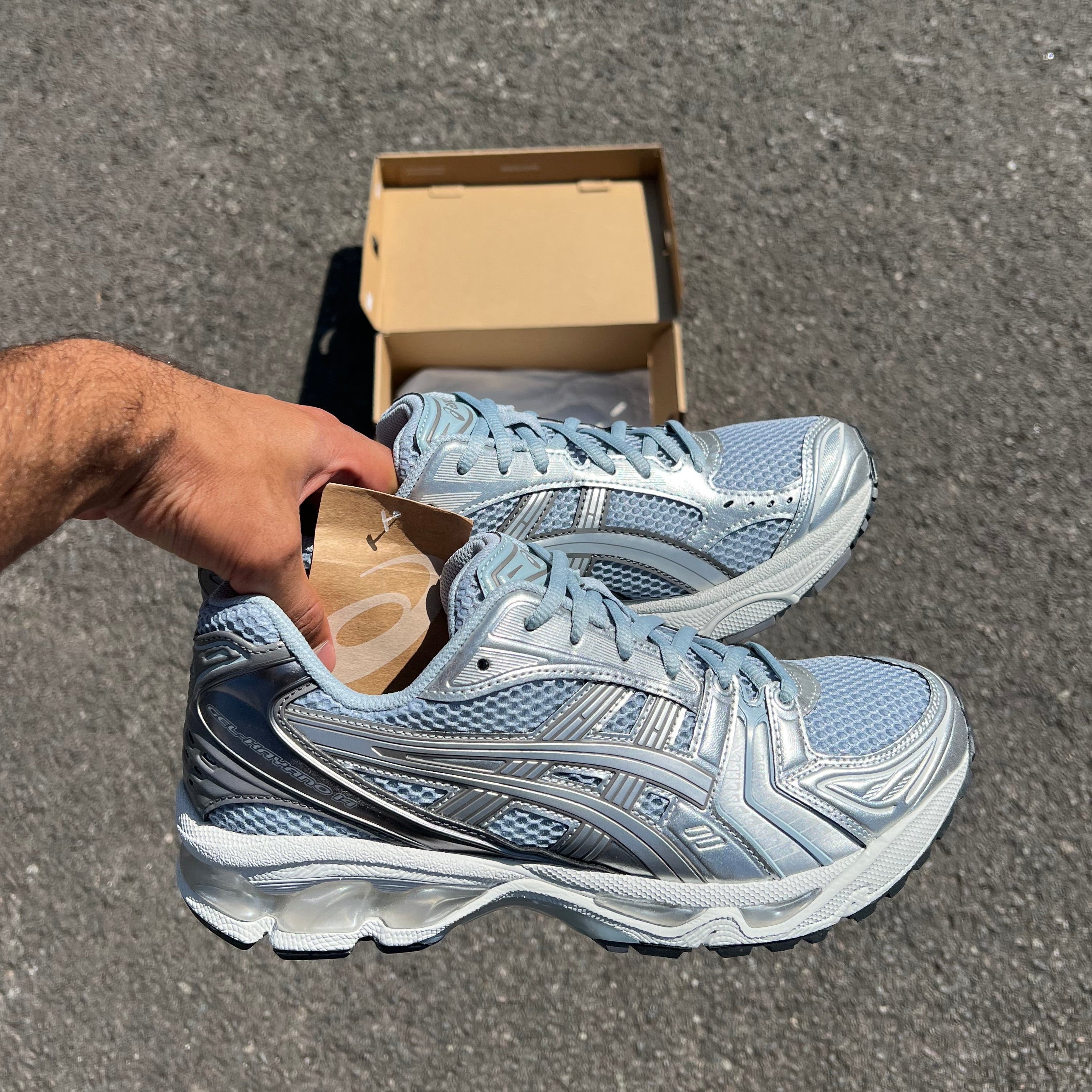 ASICS Kayano 14 Dolphin Grey Pure Silver