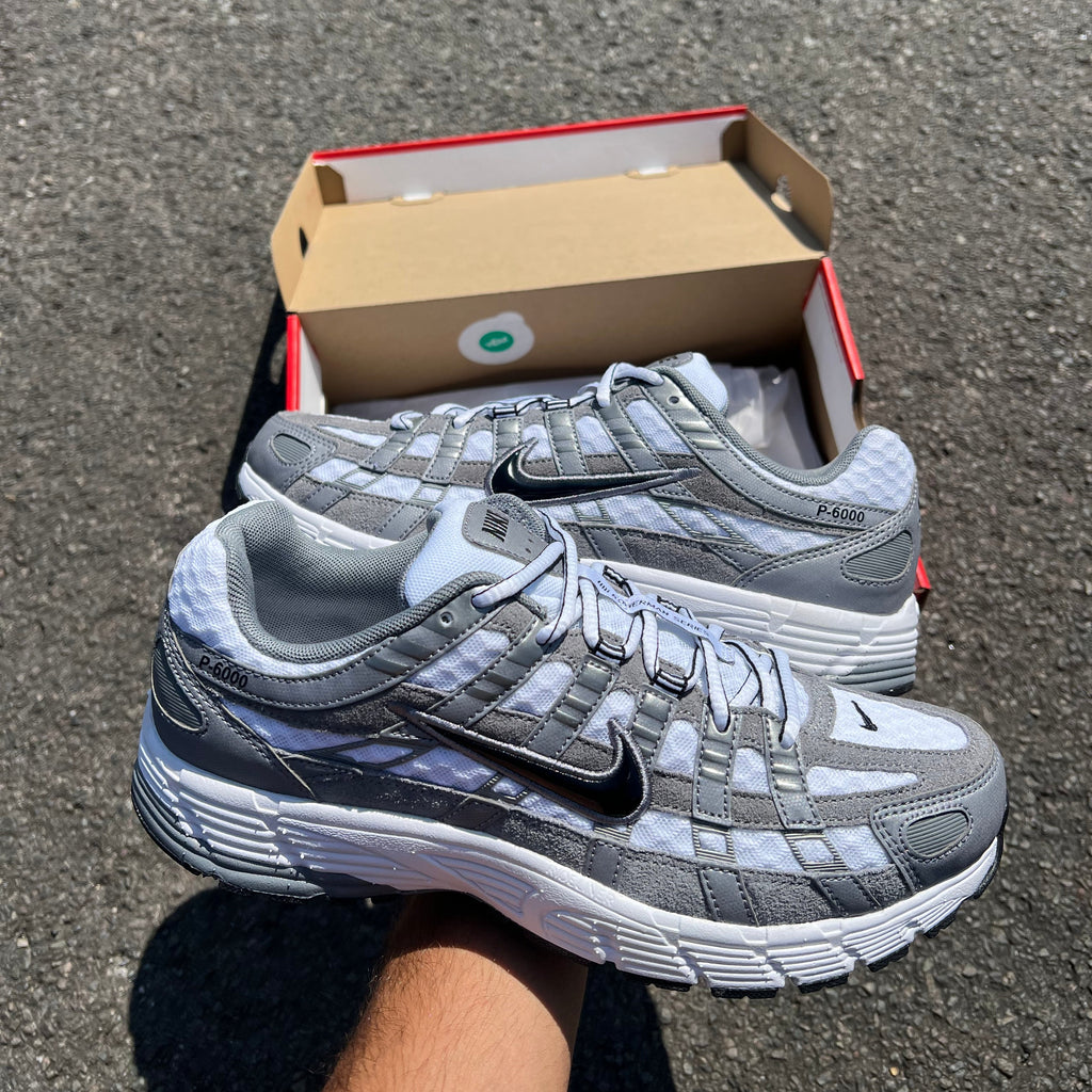 Nike P6000 White Metallic Cool Grey Black