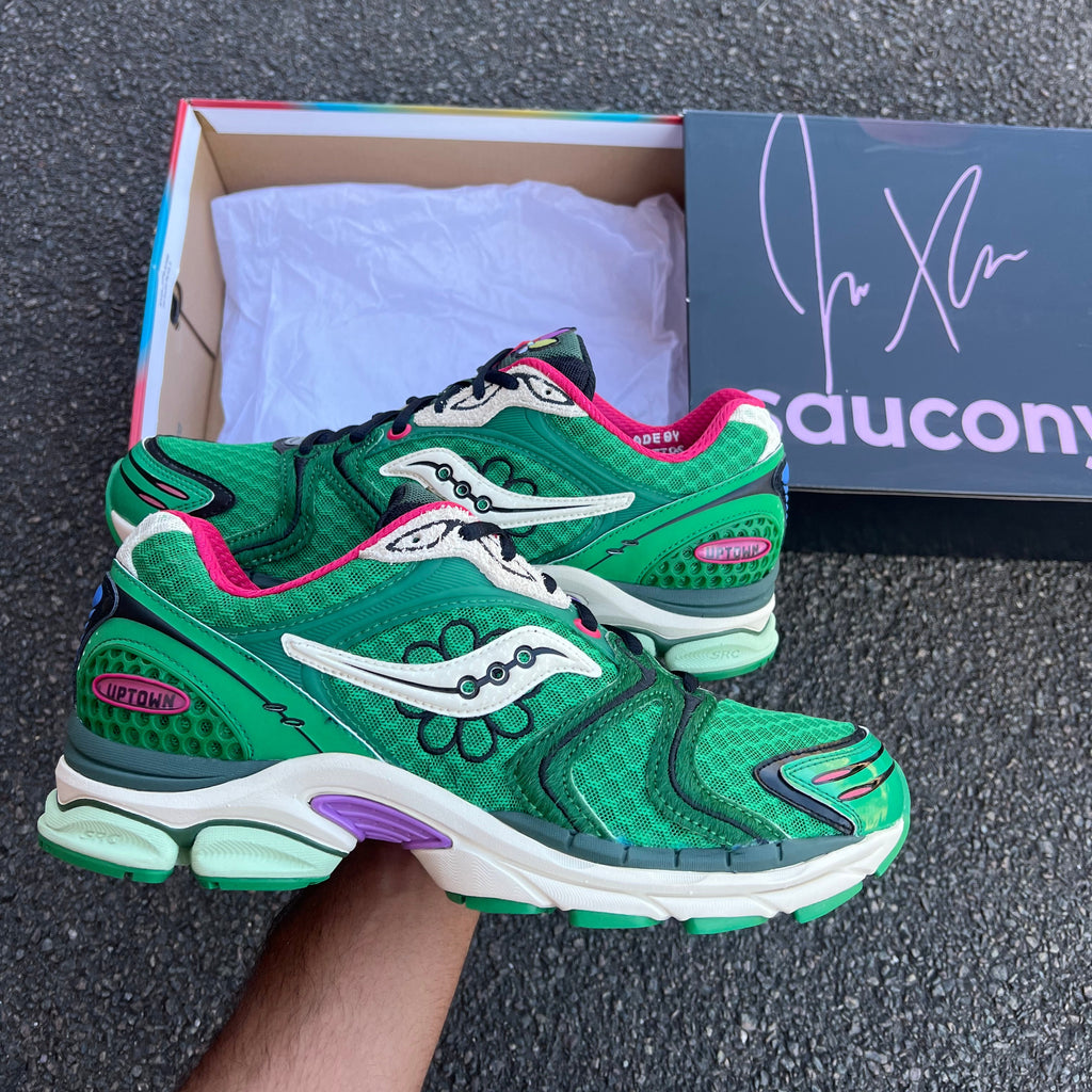 Saucony ProGrid Triumph 4 x Jae Tips Flowers Grow Uptown Sugar Maple