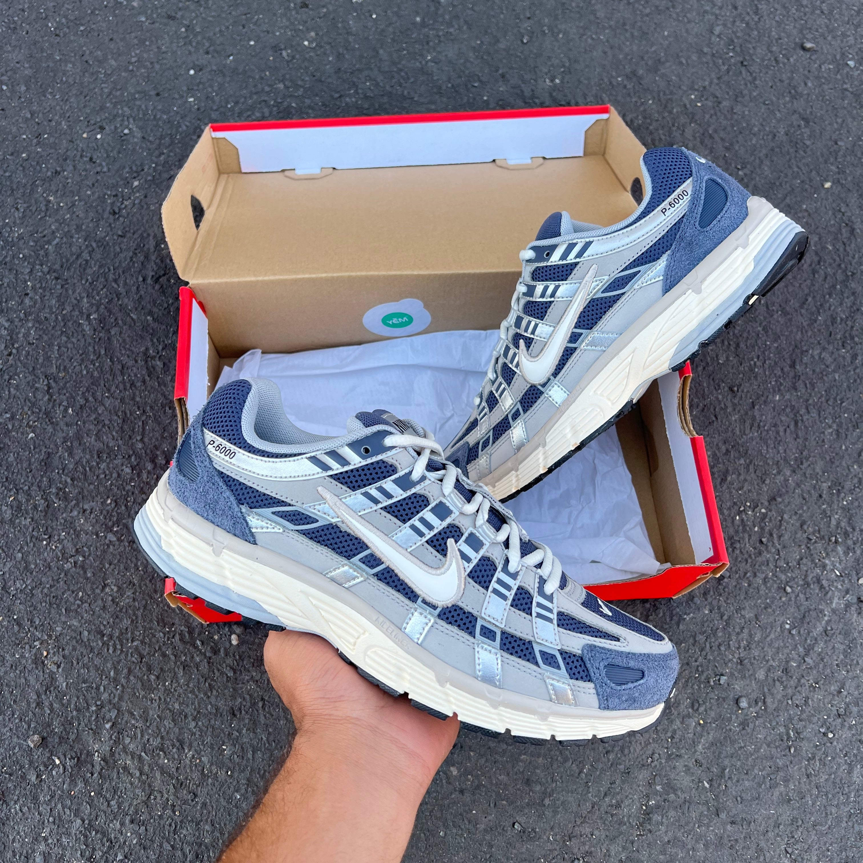 Nike P6000 Thunder Blue Pale Ivory