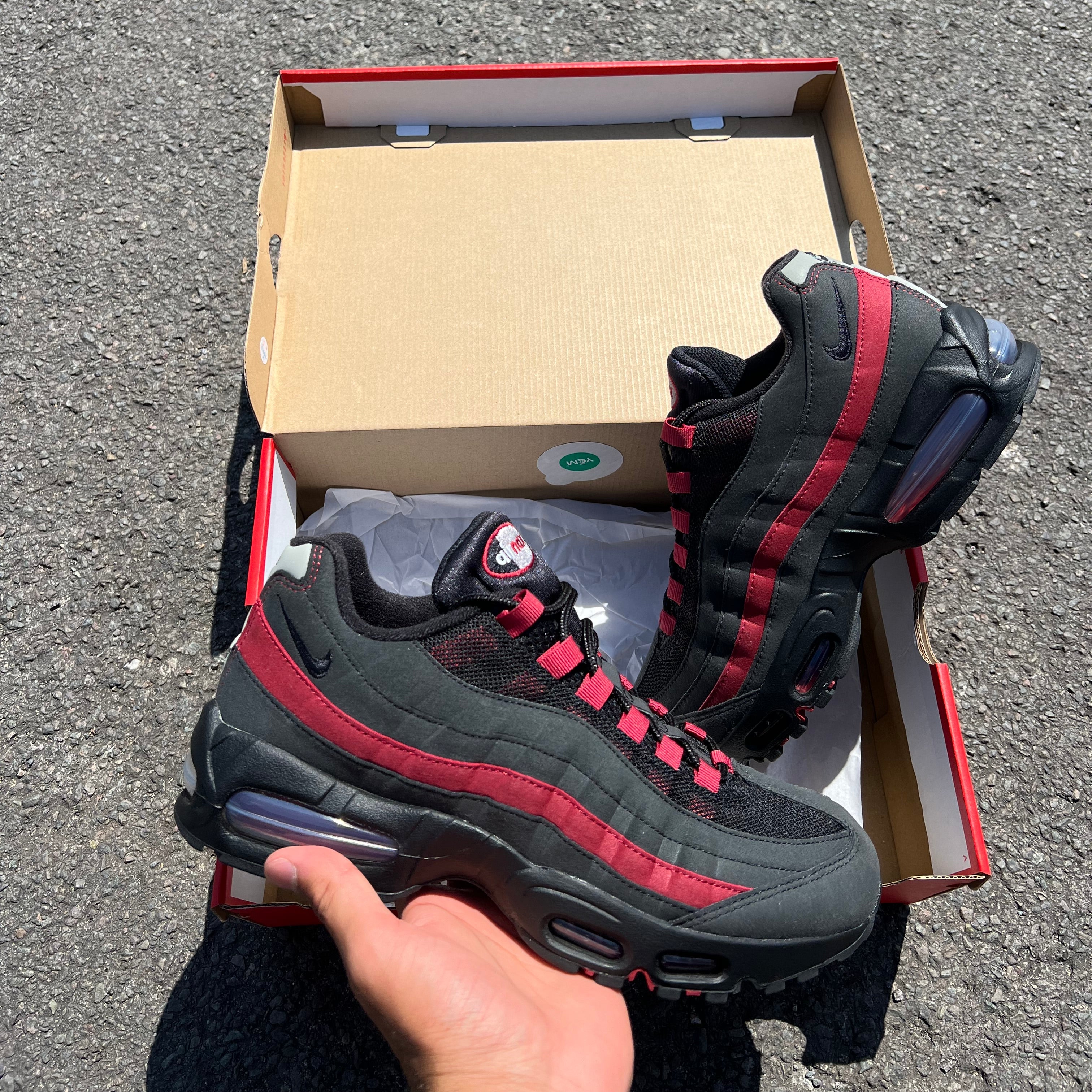 Nike Air Max 95 Crimson Grey