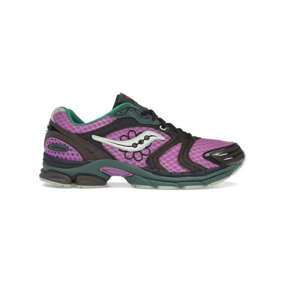 Saucony ProGrid Triumph 4 x Jae Tips Flowers Grow Uptown Perilla
