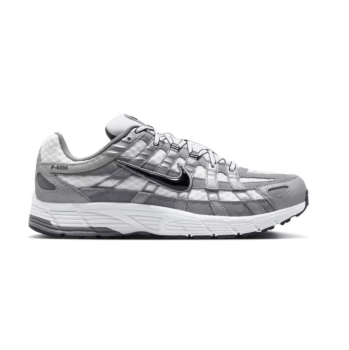 Nike P6000 White Metallic Cool Grey Black
