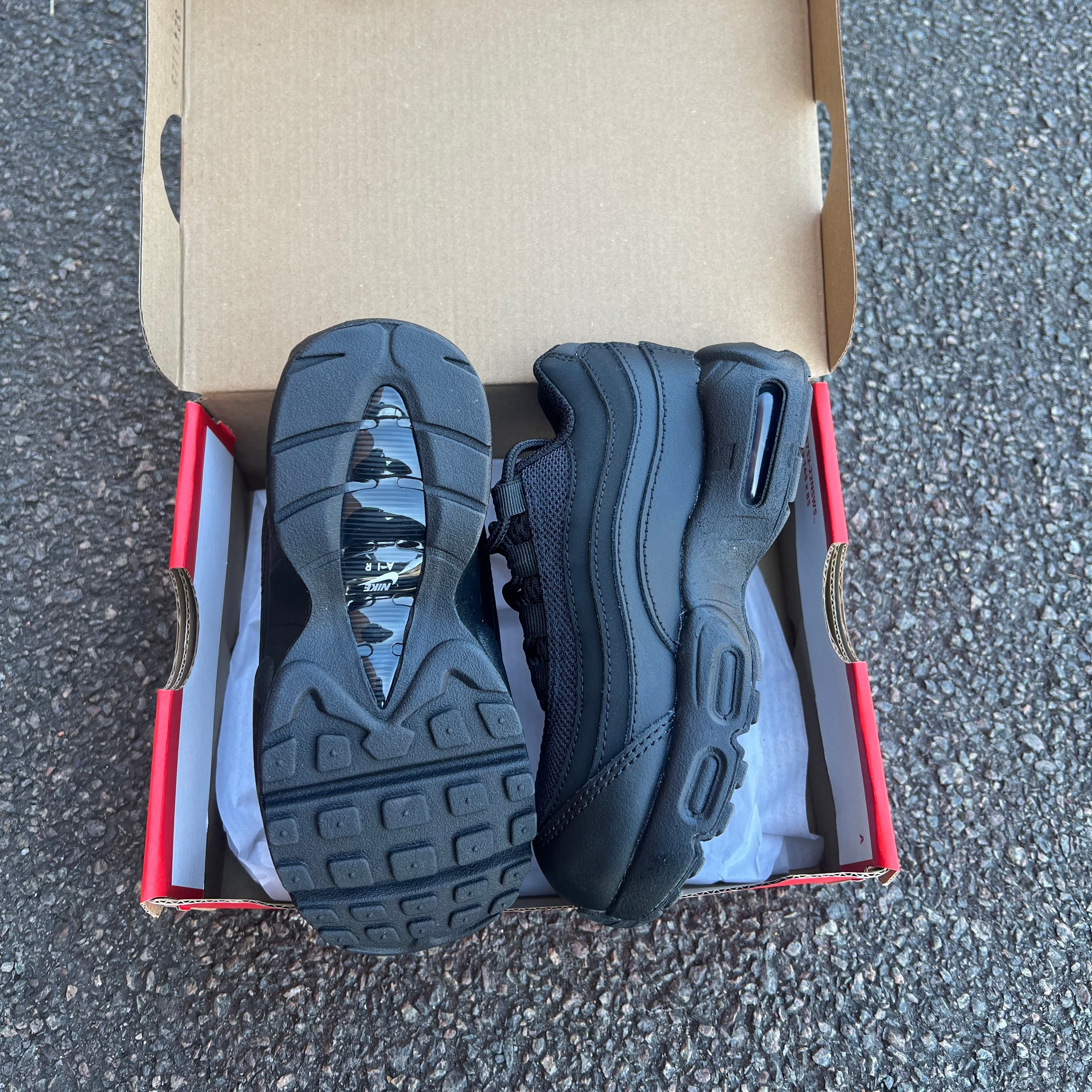 Nike Air Max 95 LTR Triple Black Toddler