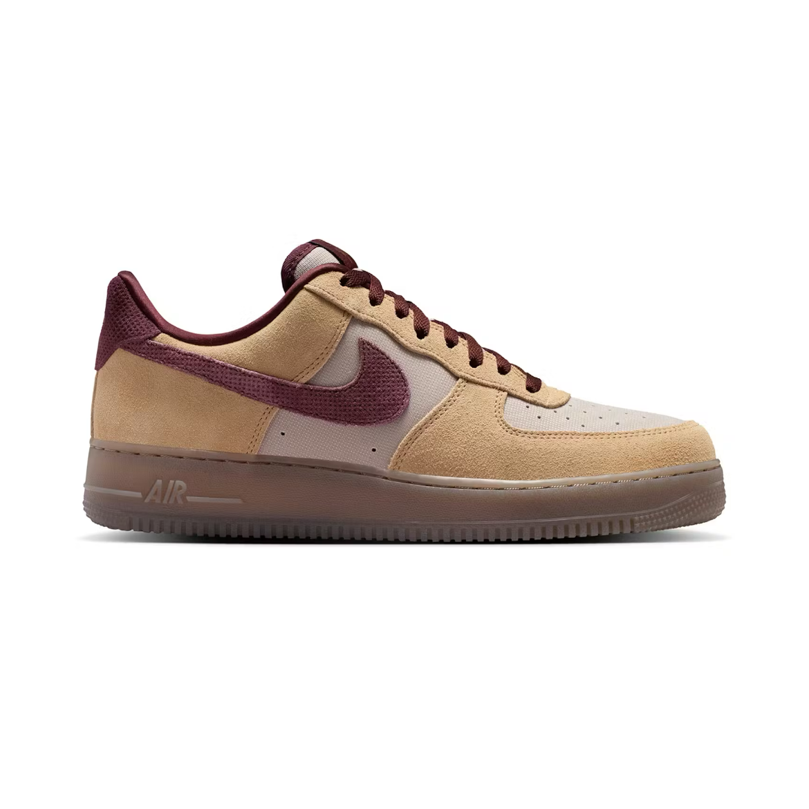 Nike Air Force 1 Low ‘07 Premium Linen Moon Particle Burgundy