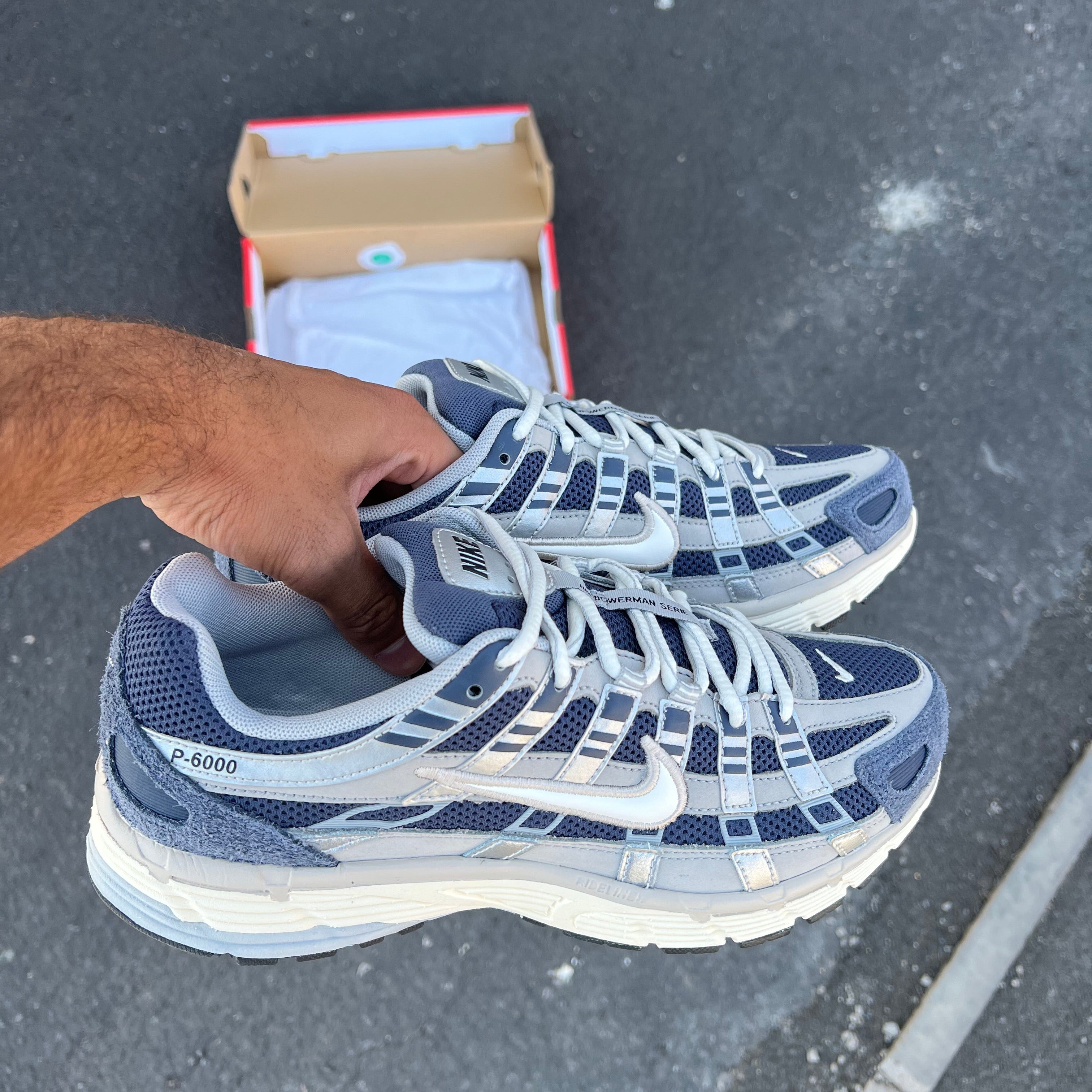 Nike P6000 Thunder Blue Pale Ivory